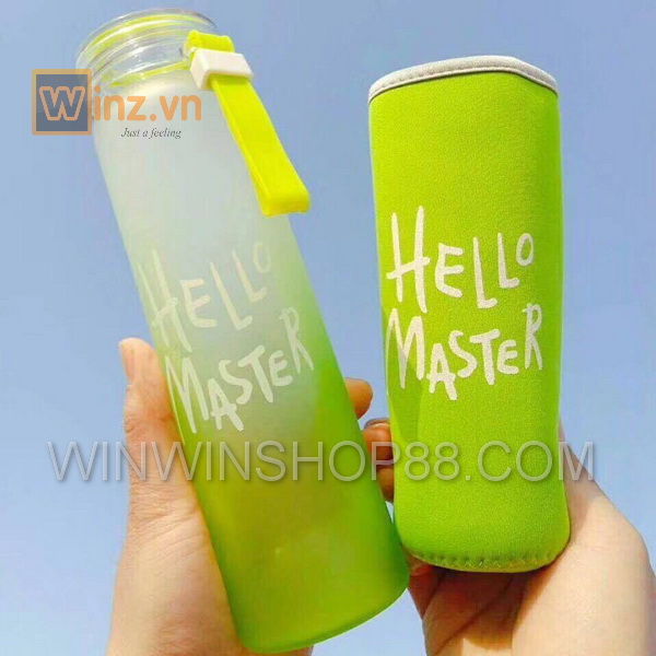 Bình nước Hello Master 480ml