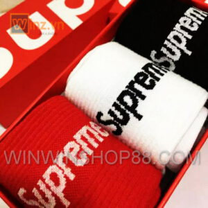 Bộ 6 đôi vớ Supreme (kèm hộp đựng)