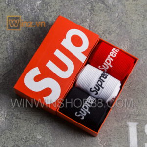 Bộ 6 đôi vớ Supreme (kèm hộp đựng)