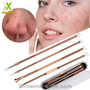 Bộ dụng cụ nặn mụn 4 cây 8 đầu đa năng và tiện dụng - Hình ảnh 2
