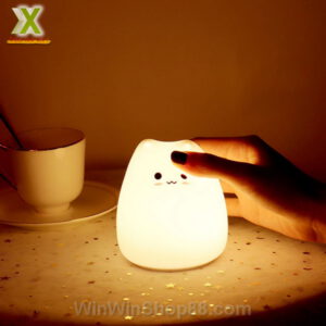 Đèn ngủ mèo đổi màu dễ thương - Hình ảnh 3