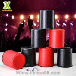 Đồ chơi lắc xí ngầu mẫu bọc da sang trọng tặng kèm xí ngầu - Hình ảnh 3