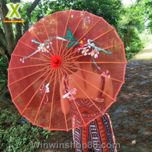 Dù cán gỗ trong suốt Nhật Bản - Hình ảnh 3