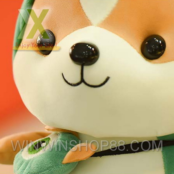 Gau bong cho shiba cosplay mem min size nho 25 cm