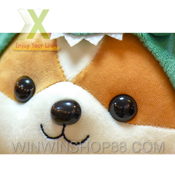 Gấu Bông Chó Shiba Cosplay mềm mịn size nhỏ 25 cm Quận Thủ Đức