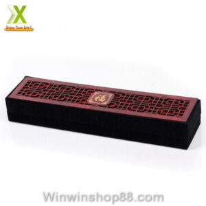 Hộp vải nhung đựng trang sức dây chuyền chữ phúc - Hình ảnh 2