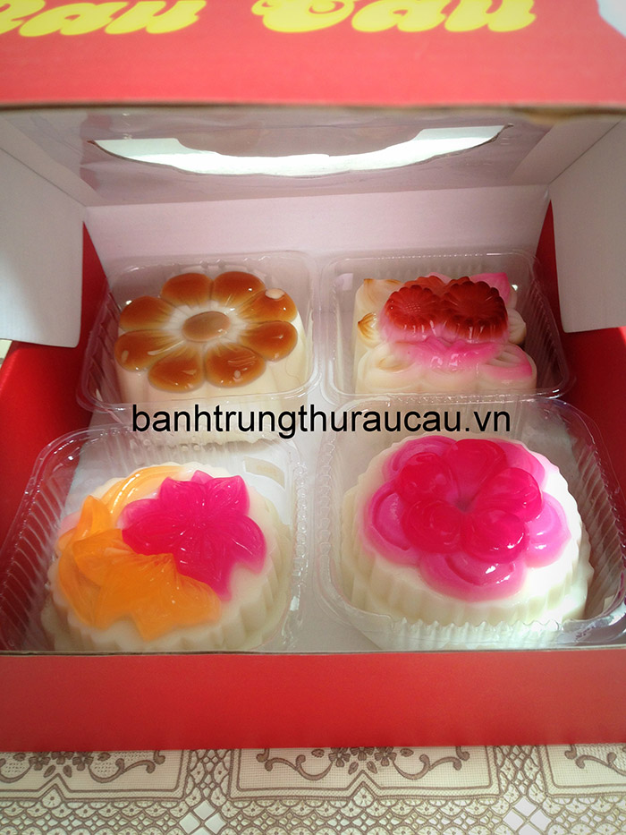 bánh trung thu rau câu nhân flan