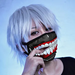 Khẩu trang Tokyo ghoul (có dây kéo)