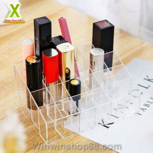 Khay đựng son mica 24 ô trong suốt V.2 - Hình ảnh 3
