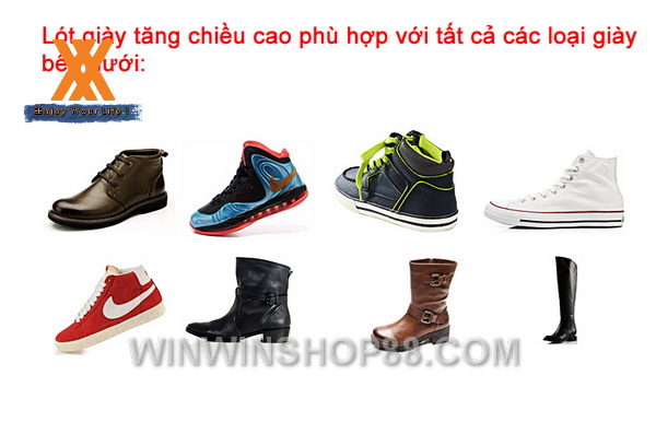 mua miếng lót giày tăng chiều cao tphcm