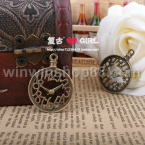 Mặt dây chuyền đồng hồ vintage mdc61 - Hình ảnh 2