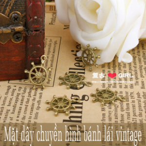 Mặt dây chuyền hình bánh lái vintage mdc67