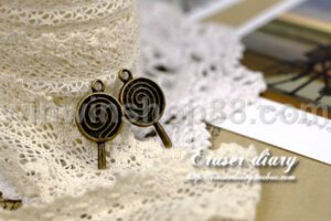 Mặt dây chuyền kẹo mút vintage mdc80 - Hình ảnh 2