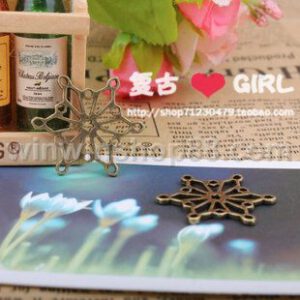 Mặt dây chuyền lăng kính vạn hoa vintage mdc103 - Hình ảnh 2