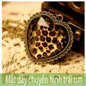 Mặt dây chuyền hình trái tim mdc109