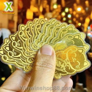 Miếng Dán Điện Thoại Mèo Thần Tài - Hình ảnh 3