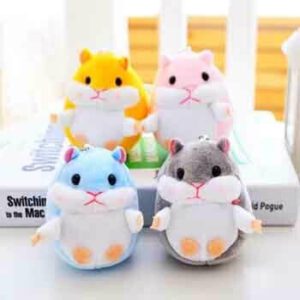 Móc khóa gấu bông Hamster (9 cm)