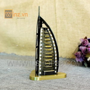 Mô hình khách sạn Burj Al Arab V.2 cao 16 cm