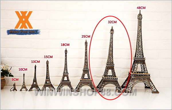 đồ lưu niệm hình tháp eiffel