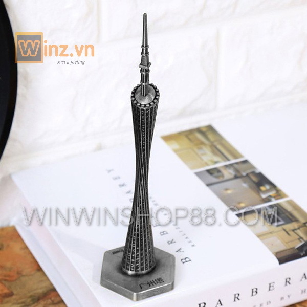 Mô hình tháp Quảng Châu cao 18 cm