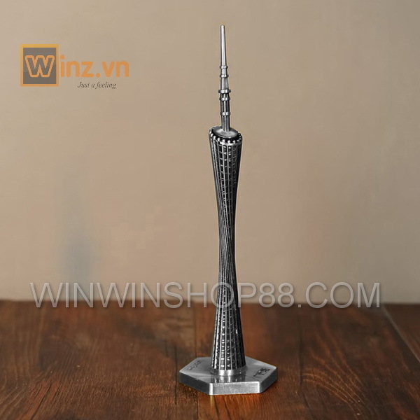 Mô hình tháp Quảng Châu cao 18 cm