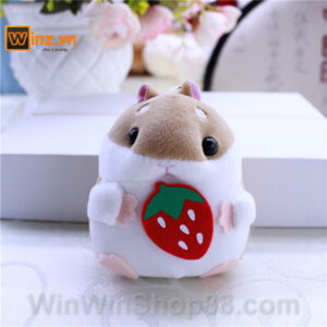 Móc khóa gấu bông Hamster V.2 - Hình ảnh 4