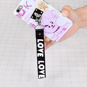 Móc khóa Strap dây vải chữ LOVE