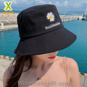 Mũ bucket cúc họa mi GD BIGBANG peaceminusone NK483 - Hình ảnh 2