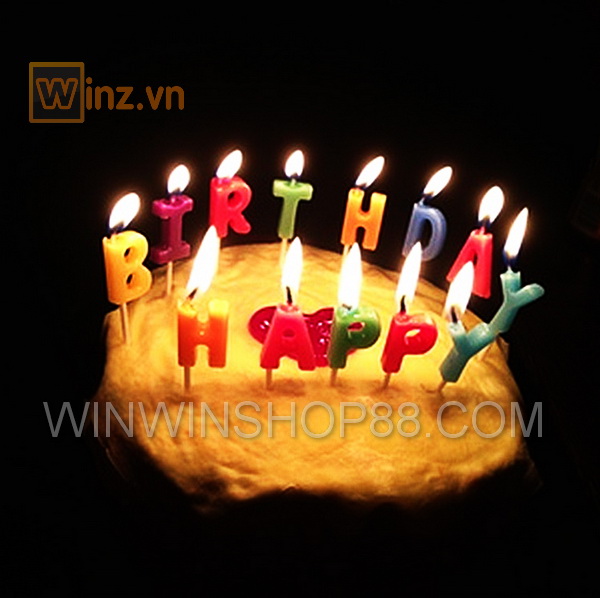 nến chữ happy birthday mua ở đâu