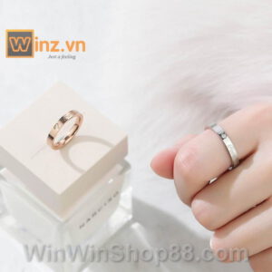 Nhẫn cặp Titan Forever Love NC121 - Hình ảnh 3