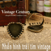 Nhẫn hình trái tim vintage N20