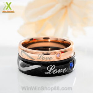 Nhẫn cặp tình nhân Love NC237 - Hình ảnh 4