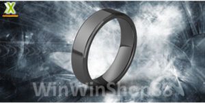 Nhẫn inox cặp đen trơn NC10 - Hình ảnh 4