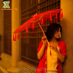 Ô dù múa Nhật Bản tua rua retro - Hình ảnh 3