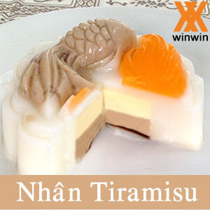 Bánh trung thu rau câu nhân Tiramisu