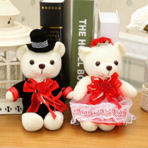Gấu bông cặp cô dâu và chú rể (20 cm) TNB177