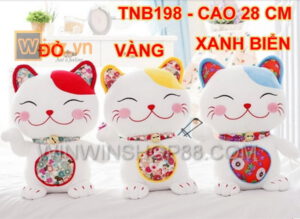 Gấu bông mèo thần tài (28 cm) TNB198