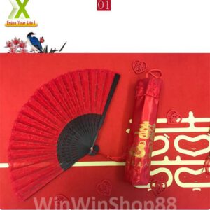 Dù đám cưới song hỷ loại gấp gọn phong cách trung hoa Quận 2