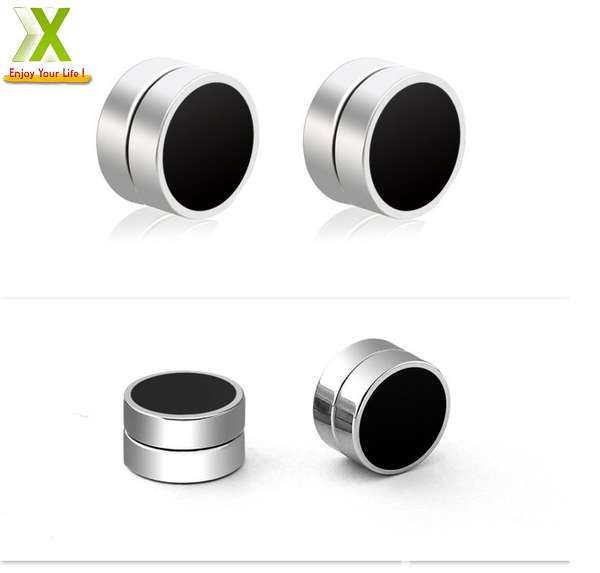 Mua Bông Tai Nam Châm Tròn Inox Màu Đen 8mm 7 Result Quận 5